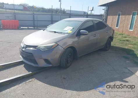2015 Toyota Corolla Le из США, поврежденный, VIN 2T1BURHE5FC314677